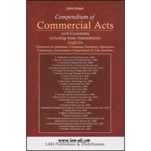 LBH's Compendium of Commercial Acts by Jatin Sehgal [HB]